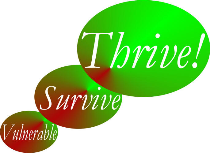 Thriving Future logo graphic